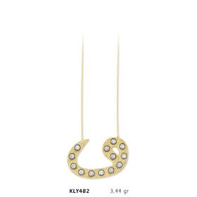 Harem Altın KLY482 14 Ayar Altın Vav Kolye