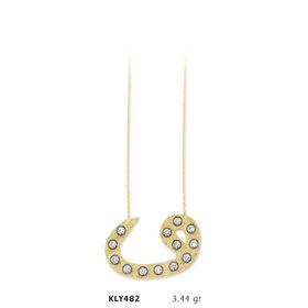 Harem Altın KLY482 14 Ayar Altın Vav Kolye