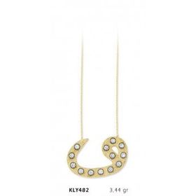 Harem Altın KLY482 14 Ayar Altın Vav Kolye