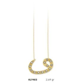 Harem Altın KLY483 14 Ayar Altın Vav Kolye