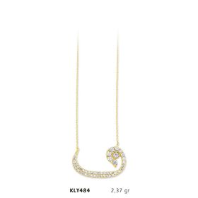 Harem Altın KLY484 14 Ayar Altın Vav Kolye