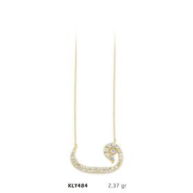 Harem Altın KLY484 14 Ayar Altın Vav Kolye