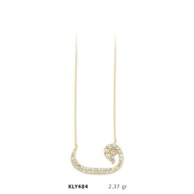 Harem Altın KLY484 14 Ayar Altın Vav Kolye