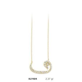 Harem Altın KLY484 14 Ayar Altın Vav Kolye