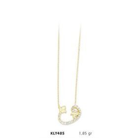Harem Altın KLY485 14 Ayar Altın Vav Kolye