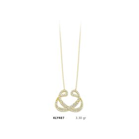 Harem Altın KLY487 14 Ayar Altın Vav Kolye