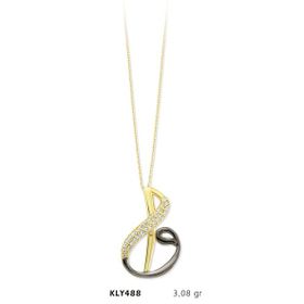 Harem Altın KLY488 14 Ayar Elif Altın Kolye