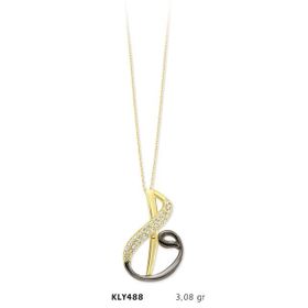 Harem Altın KLY488 14 Ayar Elif Altın Kolye