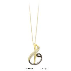 Harem Altın KLY488 14 Ayar Elif Altın Kolye
