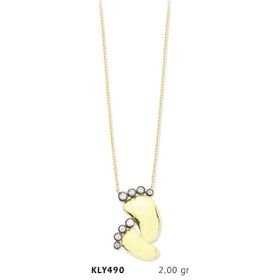 Harem Altın KLY490 14 Ayar Bebek Ayağı Altın Kolye