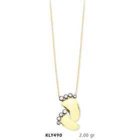 Harem Altın KLY490 14 Ayar Bebek Ayağı Altın Kolye