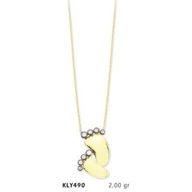 Harem Altın KLY490 14 Ayar Bebek Ayağı Altın Kolye