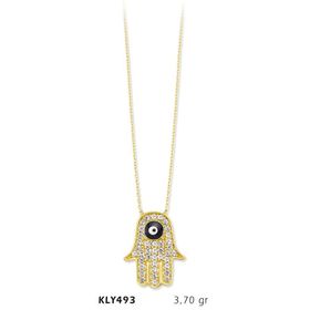 Harem Altın KLY493 14 Ayar Altın Fatma Eli Kolye