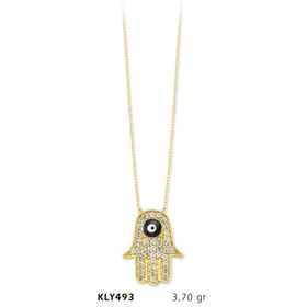 Harem Altın KLY493 14 Ayar Altın Fatma Eli Kolye