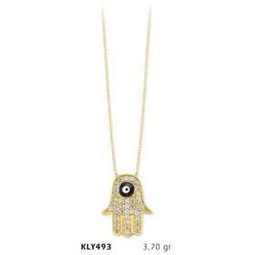 Harem Altın KLY493 14 Ayar Altın Fatma Eli Kolye
