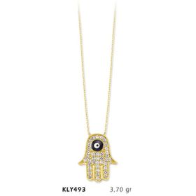 Harem Altın KLY493 14 Ayar Altın Fatma Eli Kolye