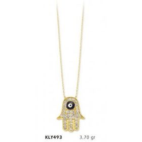Harem Altın KLY493 14 Ayar Altın Fatma Eli Kolye