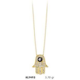 Harem Altın KLY493 14 Ayar Altın Fatma Eli Kolye
