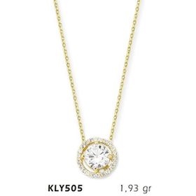 Harem Altın KLY505 14 Ayar Altın Tektaş Kolye