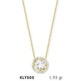 Harem Altın KLY505 14 Ayar Altın Tektaş Kolye