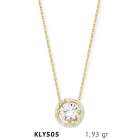 Harem Altın KLY505 14 Ayar Altın Tektaş Kolye
