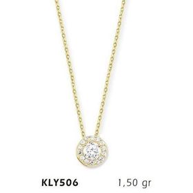 Harem Altın KLY506 14 Ayar Altın Tektaş Kolye