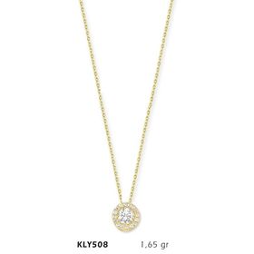 Harem Altın KLY508 14 Ayar Altın Tektaş Kolye