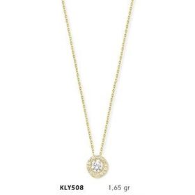 Harem Altın KLY508 14 Ayar Altın Tektaş Kolye