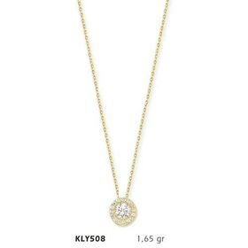 Harem Altın KLY508 14 Ayar Altın Tektaş Kolye