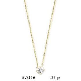 Harem Altın KLY510 14 Ayar Altın Tektaş Kolye