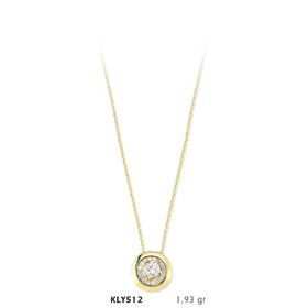 Harem Altın KLY512 14 Ayar Altın Tektaş Kolye