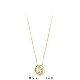 Harem Altın KLY512 14 Ayar Altın Tektaş Kolye