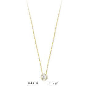 Harem Altın KLY514 14 Ayar Altın Top Kolye