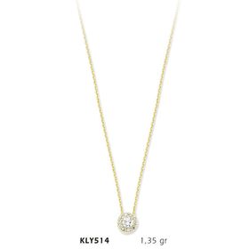 Harem Altın KLY514 14 Ayar Altın Top Kolye