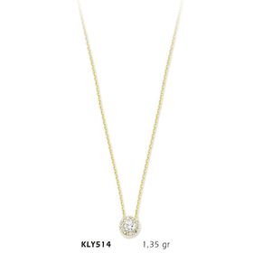 Harem Altın KLY514 14 Ayar Altın Top Kolye