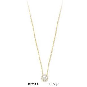 Harem Altın KLY514 14 Ayar Altın Top Kolye