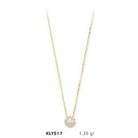 Harem Altın KLY517 14 Ayar Altın Tektaş Kolye
