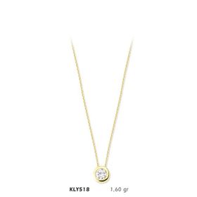 Harem Altın KLY518 14 Ayar Altın Tektaş Kolye