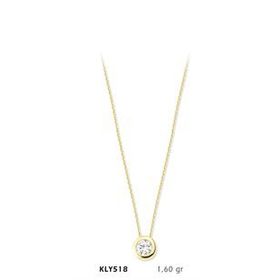 Harem Altın KLY518 14 Ayar Altın Tektaş Kolye