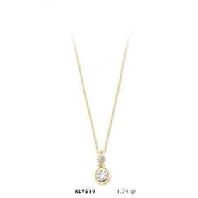 Harem Altın KLY519 14 Ayar Altın Tektaş Kolye