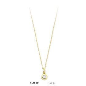 Harem Altın KLY520 14 Ayar Altın Tektaş Kolye