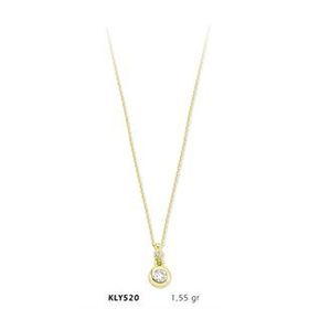Harem Altın KLY520 14 Ayar Altın Tektaş Kolye