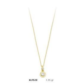 Harem Altın KLY520 14 Ayar Altın Tektaş Kolye