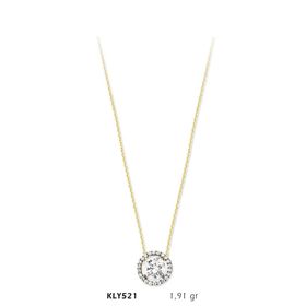 Harem Altın KLY521 14 Ayar Altın Tektaş Kolye