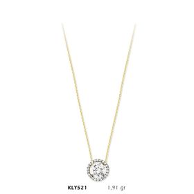 Harem Altın KLY521 14 Ayar Altın Tektaş Kolye