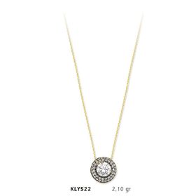 Harem Altın KLY522 14 Ayar Altın Tektaş Kolye