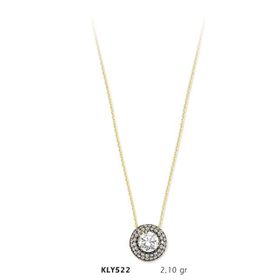 Harem Altın KLY522 14 Ayar Altın Tektaş Kolye