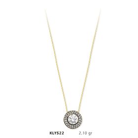 Harem Altın KLY522 14 Ayar Altın Tektaş Kolye