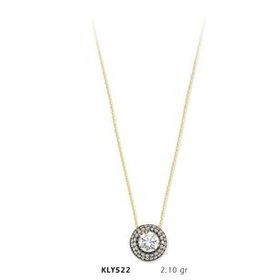 Harem Altın KLY522 14 Ayar Altın Tektaş Kolye