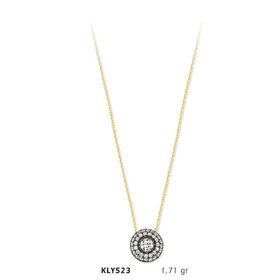 Harem Altın KLY523 14 Ayar Altın Tektaş Kolye